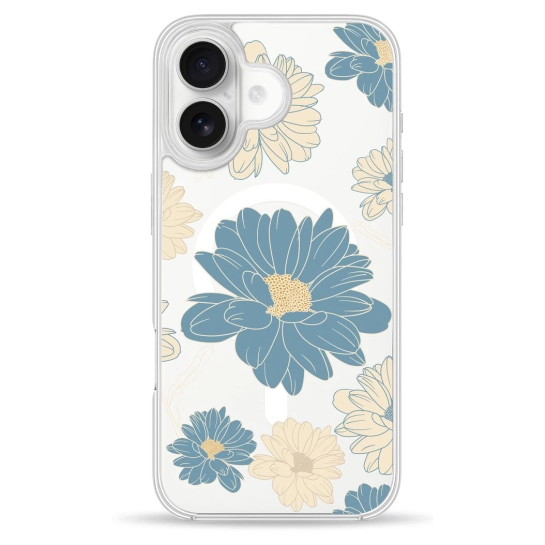 Чехол Pump Clear Case with MagSafe for iPhone 16 Marguerite