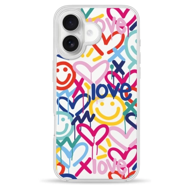 Чохол Pump Clear Case for iPhone 16 Love - цена, характеристики, отзывы, рассрочка, фото 1