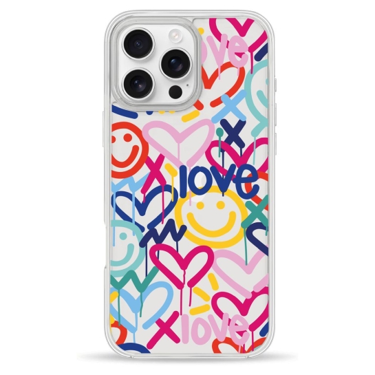 Чохол Pump Clear Case for iPhone 16 Pro Love - ціна, характеристики, відгуки, розстрочка, фото 1