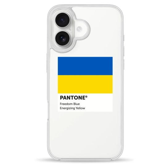 Чехол Pump Clear Case for iPhone 16 Pantone