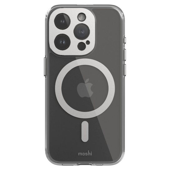 Чехол Moshi iGlaze Slim Hardshell Case Luna Silver for iPhone 15 Pro (99MO231003) - цена, характеристики, отзывы, рассрочка, фото 1