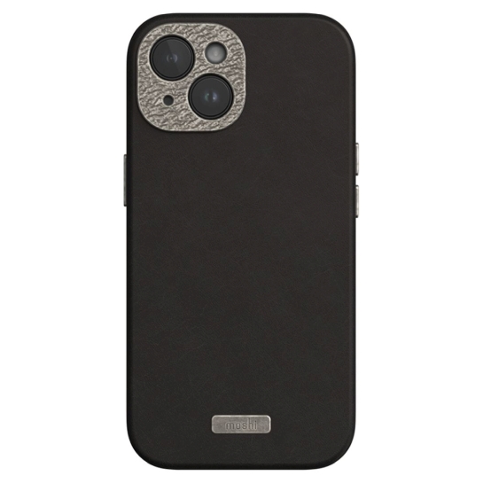 Чехол Moshi Napa Slim Hardshell Case Midnight Black for iPhone 15 (99MO231101) - цена, характеристики, отзывы, рассрочка, фото 1