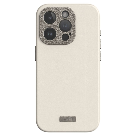 Чехол Moshi Napa Slim Hardshell Case Eggnog White for iPhone 15 Pro (99MO231111) - цена, характеристики, отзывы, рассрочка, фото 1