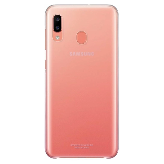 Чехол Gradation Cover Case for Samsung Galaxy A20 (A205F) Pink (EF-AA205CPEGRU)