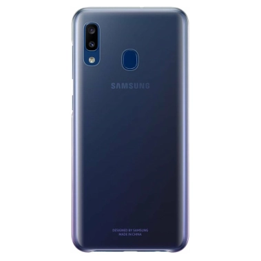 Чехол Gradation Cover Case for Samsung Galaxy A20 (A205F) Violet (EF-AA205CVEGRU) - цена, характеристики, отзывы, рассрочка, фото 1