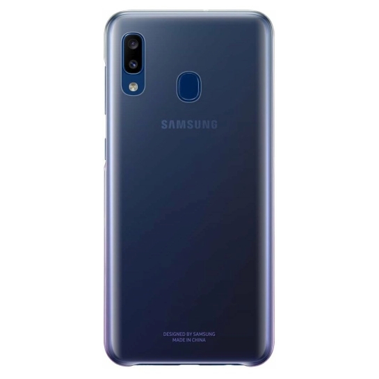 Чехол Gradation Cover Case for Samsung Galaxy A20 (A205F) Violet (EF-AA205CVEGRU) - цена, характеристики, отзывы, рассрочка, фото 1