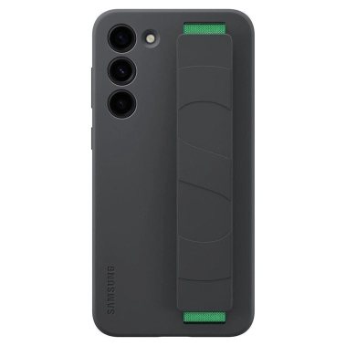 Чехол Silicone Grip Case for Samsung Galaxy S23 Plus (S916) Black (EF-GS916TBEGRU) - цена, характеристики, отзывы, рассрочка, фото 1