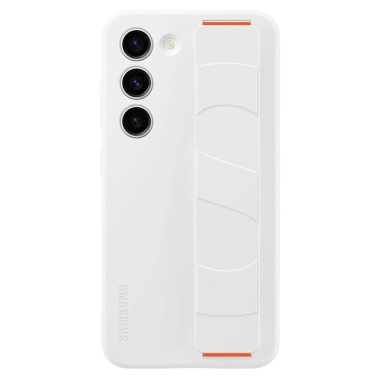 Чехол Silicone Grip Case for Samsung Galaxy S23 (S911) White (EF-GS911TWEGRU) - цена, характеристики, отзывы, рассрочка, фото 1
