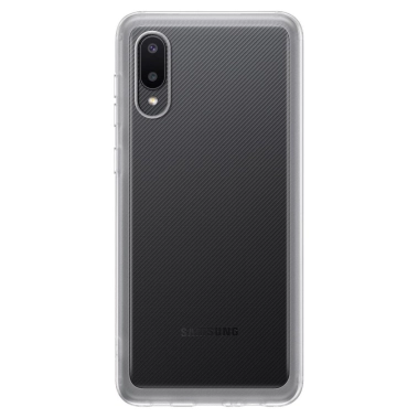 Чохол Soft Clear Cover для Samsung Galaxy A02 (A022) Transparent (EF-QA022TTEGRU) - цена, характеристики, отзывы, рассрочка, фото 1
