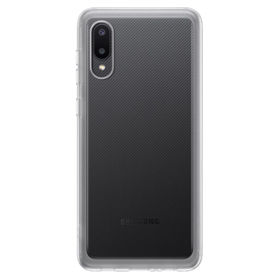 Чехол Soft Clear Cover for Samsung Galaxy A02 (A022) Transparent (EF-QA022TTEGRU)