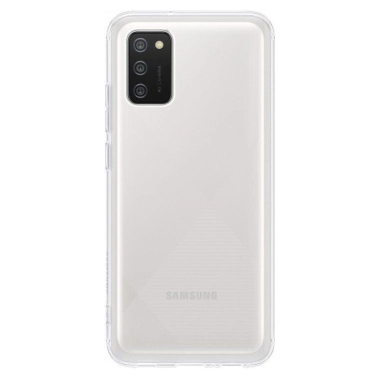 Чехол Soft Clear Cover for Samsung Galaxy A02s (A025) Transparent (EF-QA025TTEGRU) - цена, характеристики, отзывы, рассрочка, фото 1