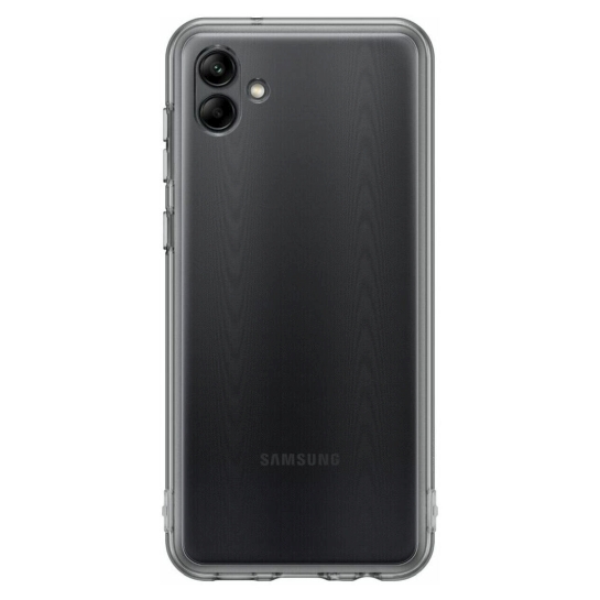 Чехол Soft Clear Cover for Samsung Galaxy A04 (A045) Black (EF-QA045TBEGRU) - цена, характеристики, отзывы, рассрочка, фото 1