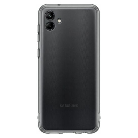 Чехол Soft Clear Cover for Samsung Galaxy A04 (A045) Black (EF-QA045TBEGRU)