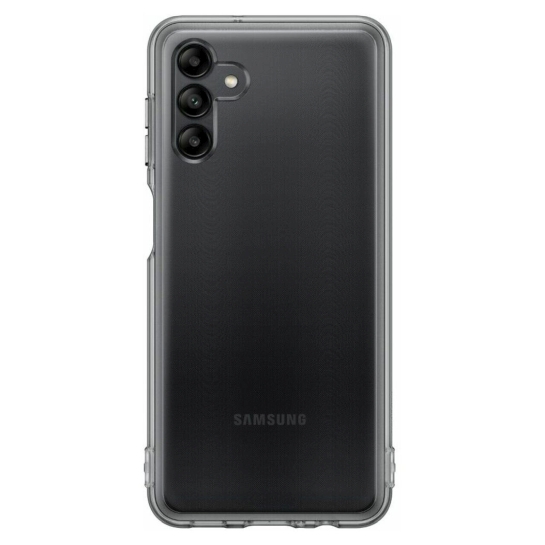 Чехол Soft Clear Cover for Samsung Galaxy A04s (A047) Black (EF-QA047TBEGRU) - цена, характеристики, отзывы, рассрочка, фото 1