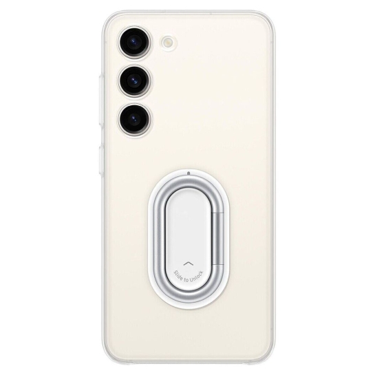 Чехол Clear Gadget Case Samsung Galaxy S23 Plus (S916) Transparency (EF-XS916CTEGRU) - цена, характеристики, отзывы, рассрочка, фото 1