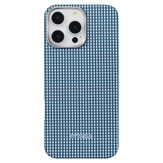 Чехол Pitaka Ultra-Slim Case Classic for iPhone 16 Pro Max Ocean Blue