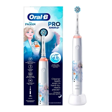 Электрическая детская зубная щетка Oral-B Junior Frozen D505.513.Z3K - цена, характеристики, отзывы, рассрочка, фото 1