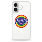 Чехол Pump Clear Case with MagSafe for iPhone 16 Pride