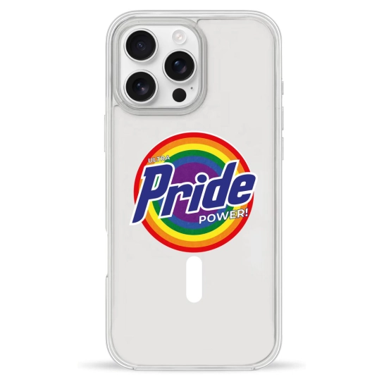 Чохол Pump Clear Case з MagSafe для iPhone 16 Pro Max Pride
