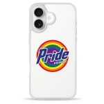 Чехол Pump Clear Case for iPhone 16 Pride