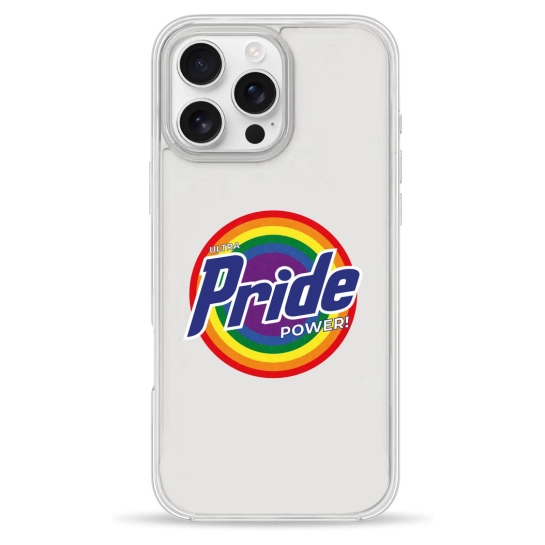 Чохол Pump Clear Case для iPhone 16 Pro Pride