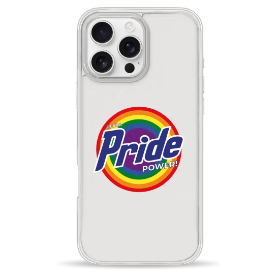 Чохол Pump Clear Case для iPhone 16 Pro Max Pride - ціна, характеристики, відгуки, розстрочка, фото 1