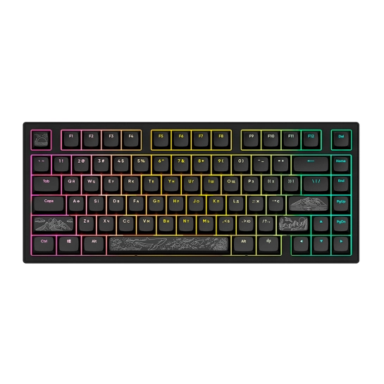 Клавиатура Dark Project ALU81 Terra Nostra ENG/UA (DPKB_NOSTRA_81_ANSI_BLACK_UA)