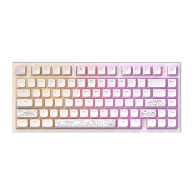 Клавиатура Dark Project ALU81 Terra Nostra ENG/UA (DPKB_NOSTRA_81_ANSI_WHITE_UA) - цена, характеристики, отзывы, рассрочка, фото 1