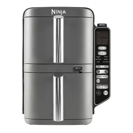 Мультипіч Ninja Double Stack XL 2-Level Hot Air Fryer with Smart Cook System (SL451EU) - ціна, характеристики, відгуки, розстрочка, фото 1