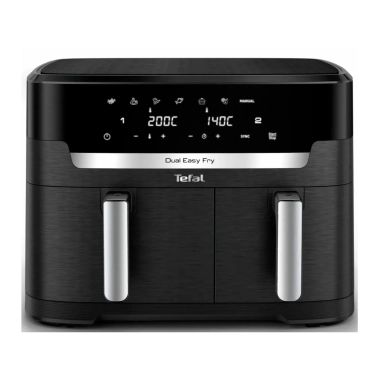 Мультипіч-аерогриль із двома відсіками Tefal Dual Easy Fry XXL (EY9428E0) - цена, характеристики, отзывы, рассрочка, фото 1