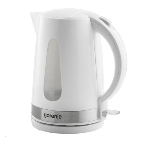 Електрочайник GORENJE K17WE - ціна, характеристики, відгуки, розстрочка, фото 1