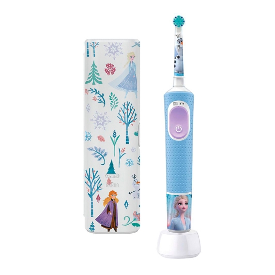 Электрическая детская зубная щетка Oral-B Kids Frozen D103.413.2KX Special Edition - цена, характеристики, отзывы, рассрочка, фото 1