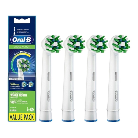 Насадки для зубной щетки Oral-B Cross Action EB 50 RB Clean Maximiser (4 шт.)