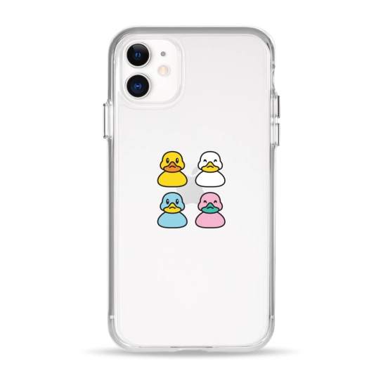 Чехол Pump Clear Case for iPhone 11 Ducks