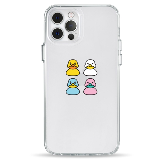 Чехол Pump Clear Case for iPhone 12/12 Pro Ducks - цена, характеристики, отзывы, рассрочка, фото 1