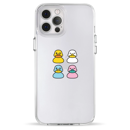 Чехол Pump Clear Case for iPhone 12 Pro Max Ducks