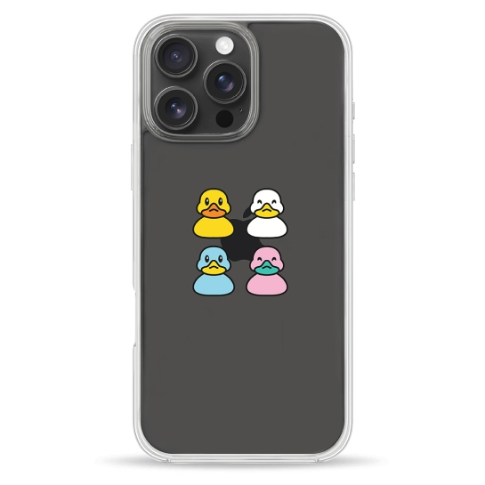 Чохол Pump Clear Case для iPhone 16 Pro Max Ducks - ціна, характеристики, відгуки, розстрочка, фото 1