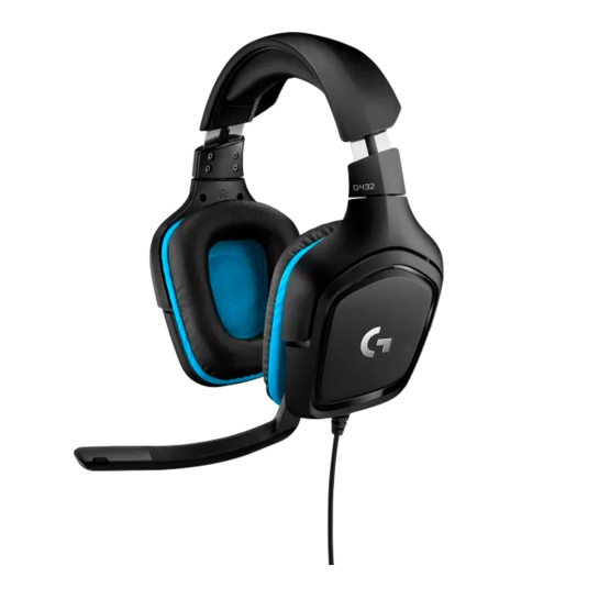 Ігрова гарнітура Logitech G432 7.1 Surround Sound Wired Gaming Headset (981-000770)