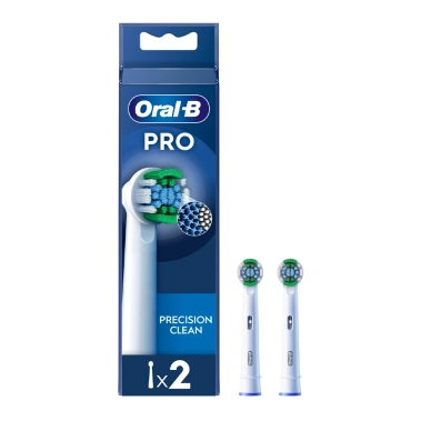 Насадки для зубной щетки Oral-B Pro Precision Clean 2 шт (8006540847367) - цена, характеристики, отзывы, рассрочка, фото 1