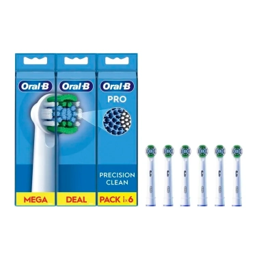 Насадки для зубной щетки Oral-B Pro Precision Clean 6 шт (8006540847466) - цена, характеристики, отзывы, рассрочка, фото 1