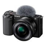 Фотоапарат із змінним об'єктивом Sony ZV-E10 Kit + 16-50 Black (ILCZVE10LB.CEC)