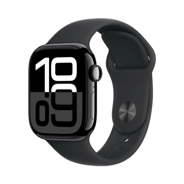 Смарт-часы Apple Watch Series 10 GPS 46mm Jet Black Alu. Case w. Black Sport Band - M/L Дисконт - цена, характеристики, отзывы, рассрочка, фото 1