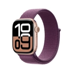 Б/У Apple Watch 10 42mm Rose Gold Aluminum Case with Plum Sport Loop (Отличное)