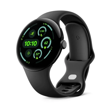 Смарт-часы Google Pixel Watch 3 45 mm LTE Matte Black Aluminum Case/Obsidian Active Band - цена, характеристики, отзывы, рассрочка, фото 1