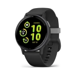 Смарт-годинник Garmin Vivoactive 5 Slate Aluminum Bezel with Black Case and Silicone Band (010-02862-10)