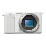 Фотоапарат Sony ZV-E10 Body White (ILCZVE10W.CEC)
