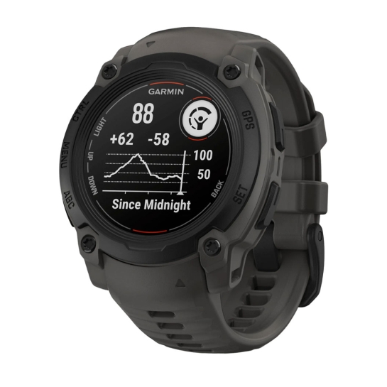 Смарт-годинник Garmin Instinct E 40mm Black with Charcoal Band (010-02932-00) - ціна, характеристики, відгуки, розстрочка, фото 1