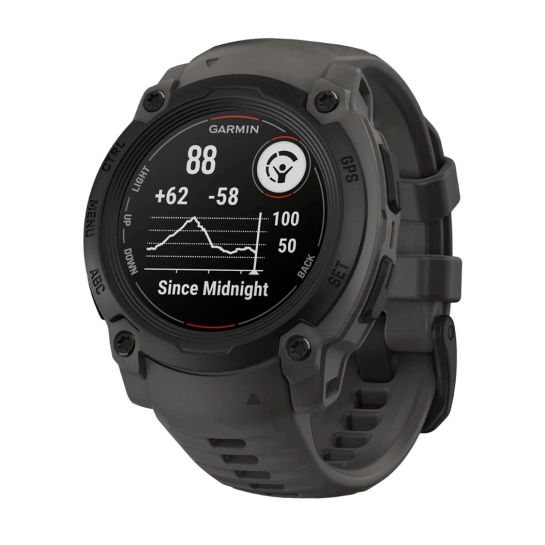 Смарт-часы Garmin Instinct E 40mm Black with Charcoal Band (010-02932-00)