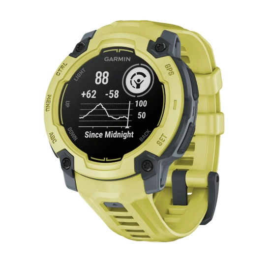 Смарт-годинник Garmin Instinct E 45mm Electric Lime with Electric Lime Band (010-02933-01)