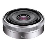 Объектив для фотоаппарата Sony E 16 мм f/2.8 Silver (SEL16F28)